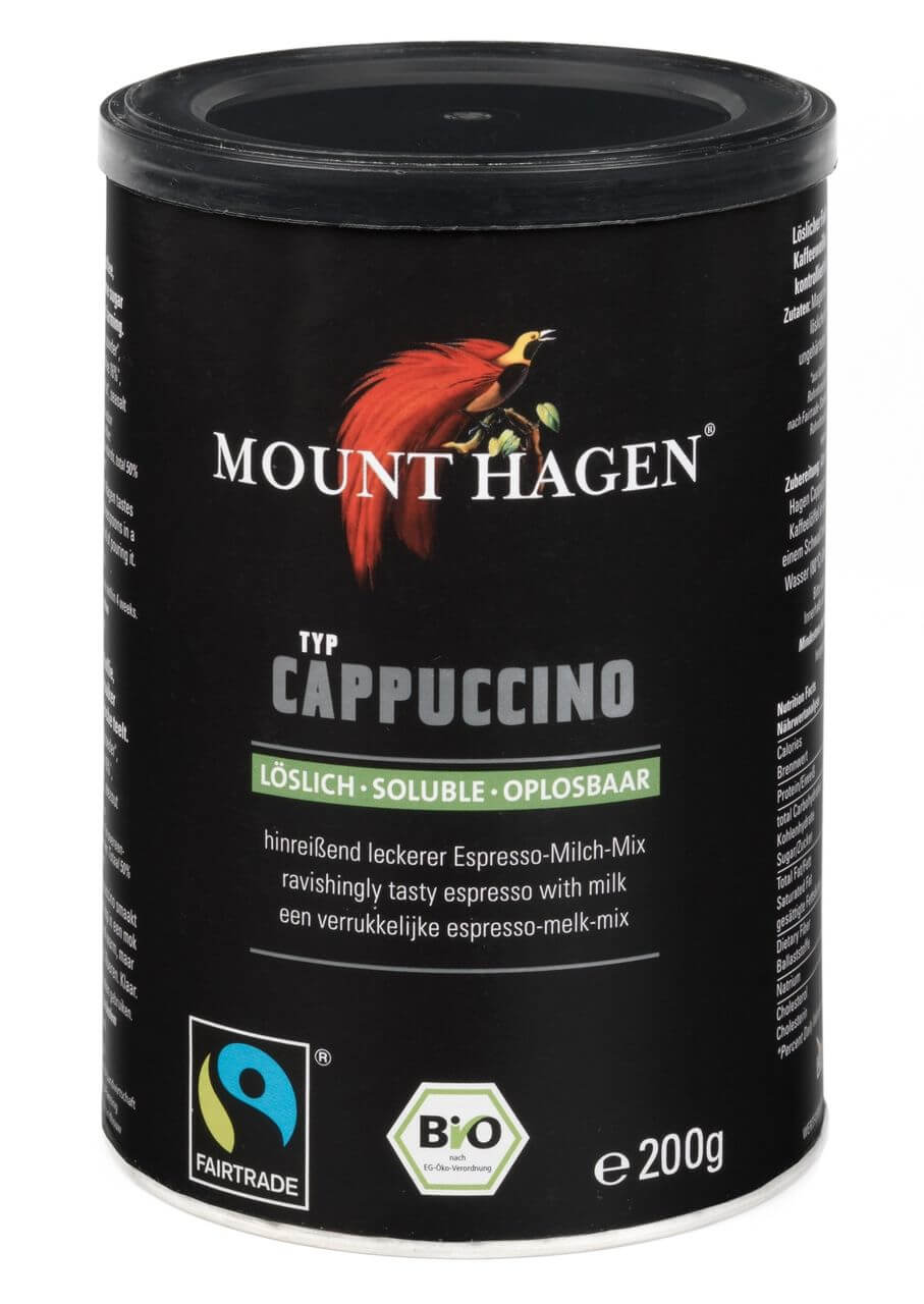 Mount Hagen Fairtrade Cappuccino Dose