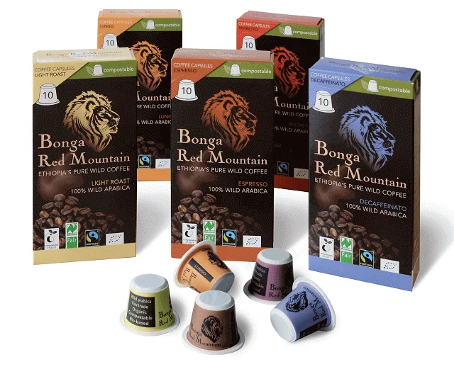 Kompostierbare Kaffee- und Espressokapseln 5er Set