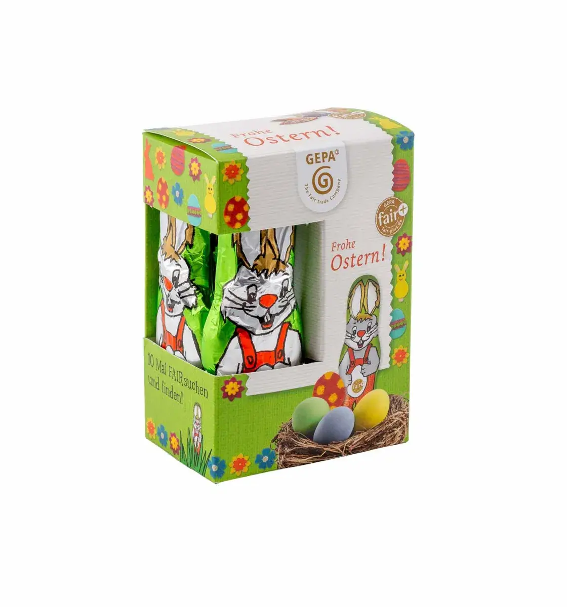 GEPA Bio Schoko Osterhase 10er Set