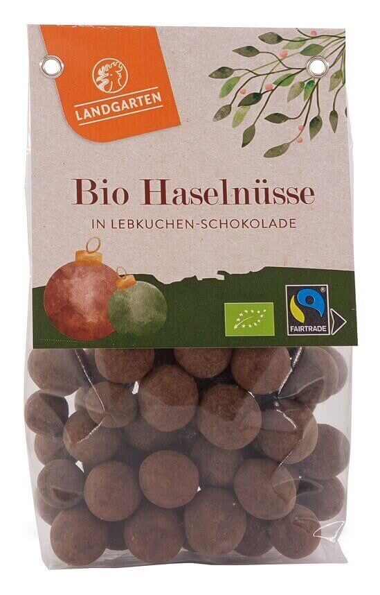 Landgarten Bio Haselnüsse in Lebkuchen-Schokolade