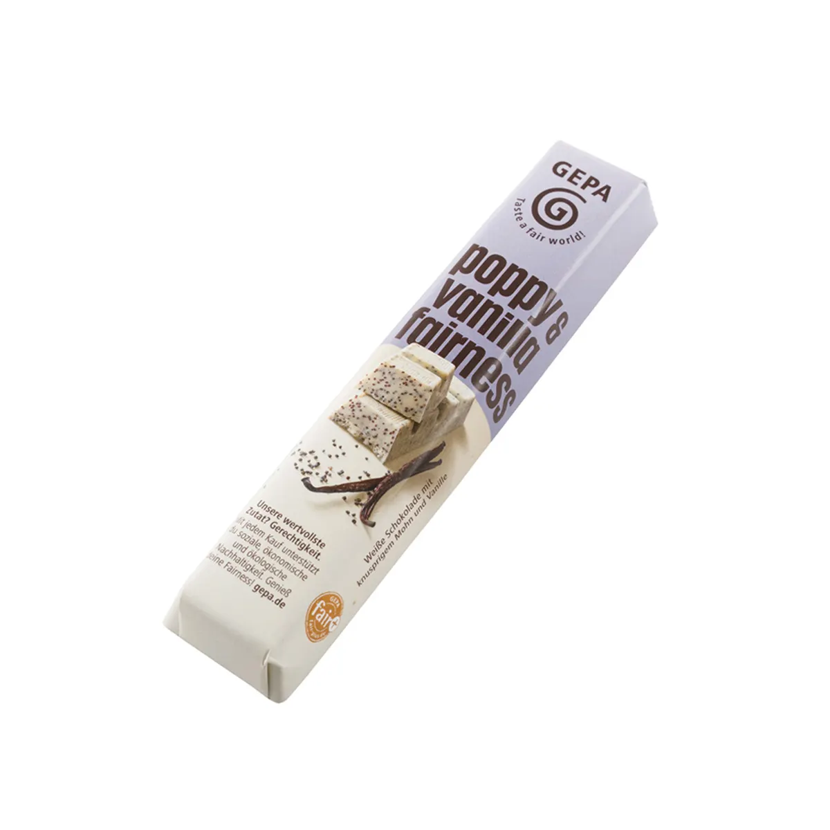 GEPA Schokoriegel Poppy & Vanilla