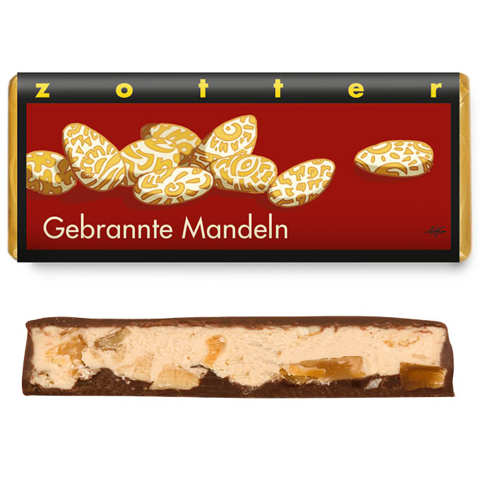 Zotter Schokolade Gebrannte Mandeln