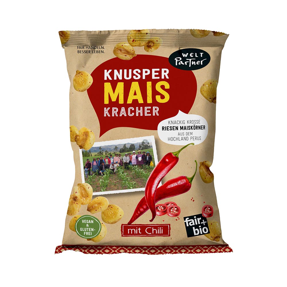 Weltpartner Knusper Mais Kracher mit Chili