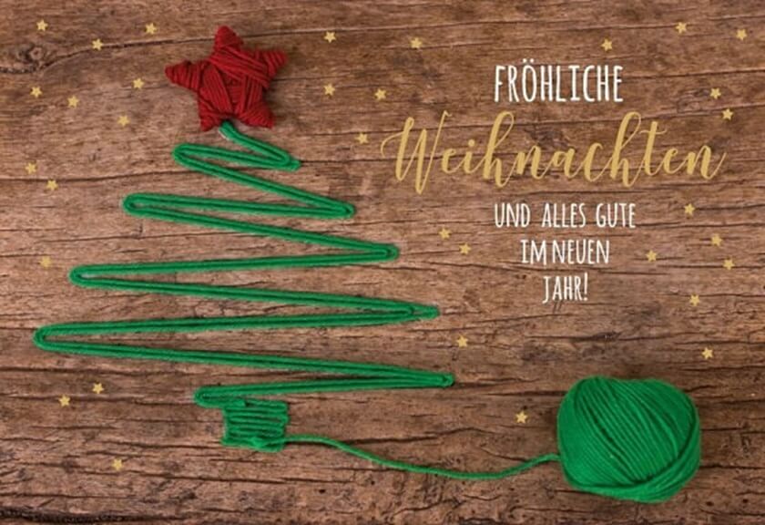 FairMail Grußkarte Weihnachtsbaum mit Umschlag
