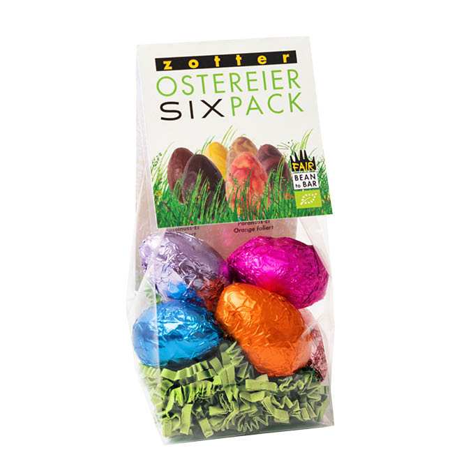 Zotter Schokolade Ostereier Sixpack
