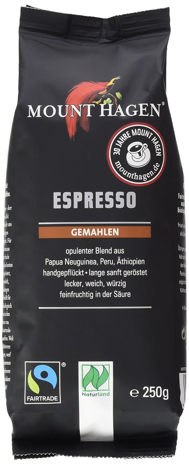 Mount Hagen Espresso 250g gemahlen