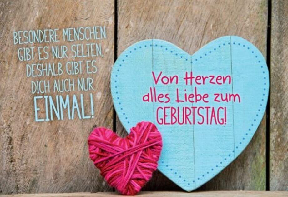 FairMail Grußkarte Alles Liebe zum Geburtstag