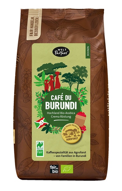 Burundi Kaffee medium ganze Bohne