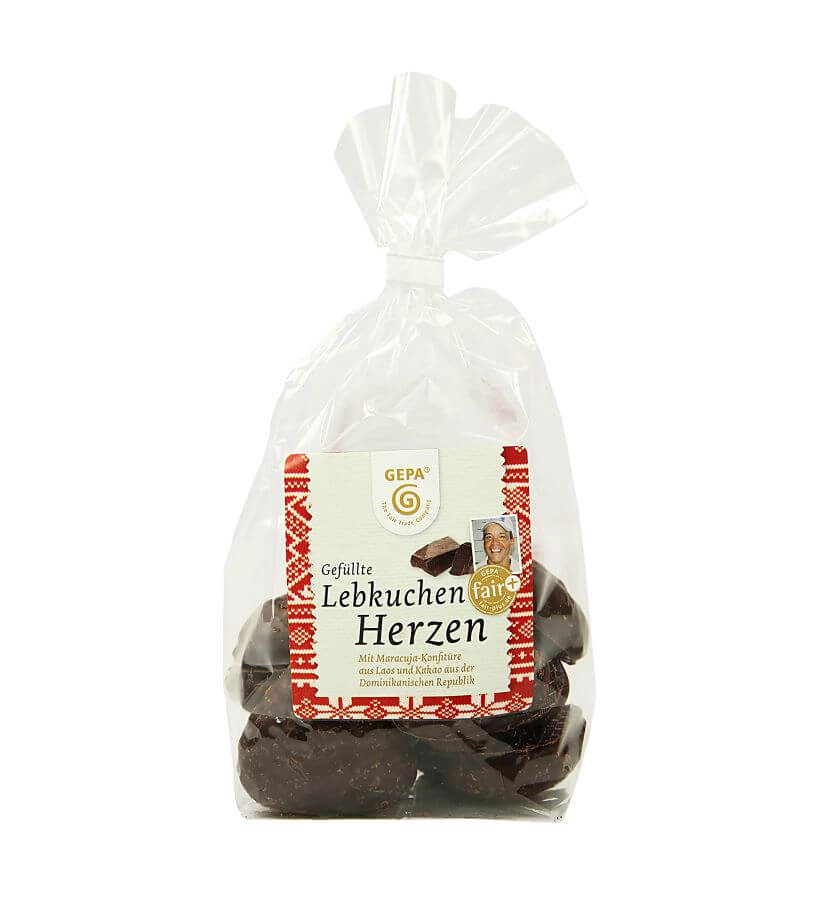GEPA Schoko Lebkuchenherzen