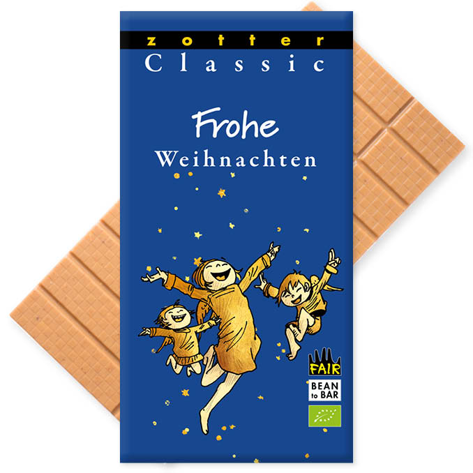 Zotter Classic Schokolade Fröhliche Weihnachten