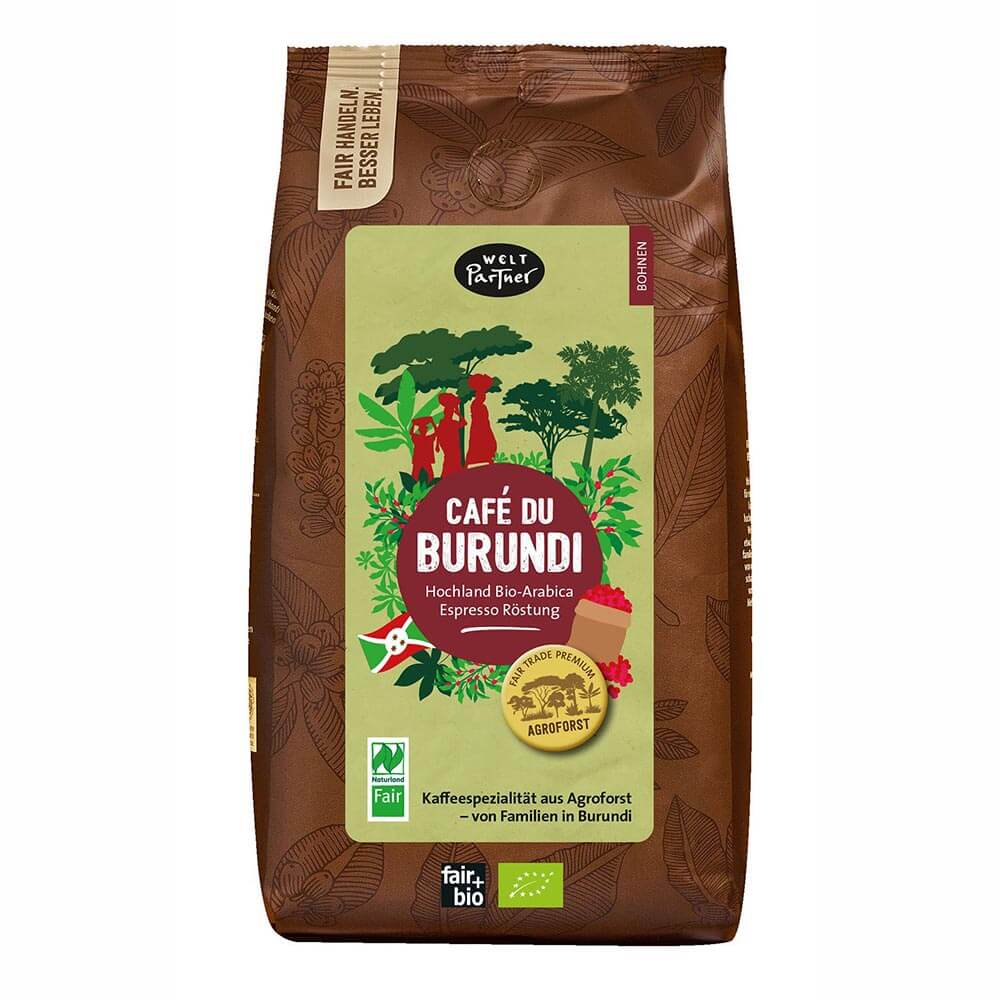 Café du Burundi Espresso ganze Bohne